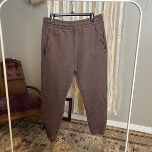 Maison Article Sweatpants - Size L - Neutral Mauve color